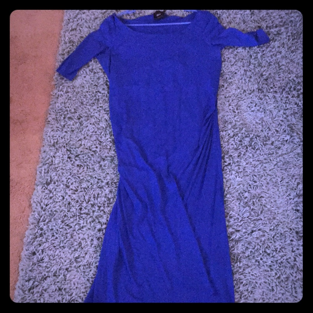 ASOS Cobalt Blue Maternity Dress - Picture 2 of 3